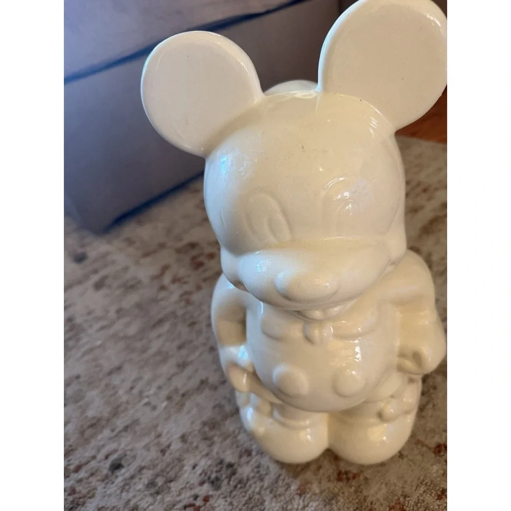 Vintage 1940's Mickey Mouse & Minnie Mouse Walt Disney Turnabout Cookie Jar